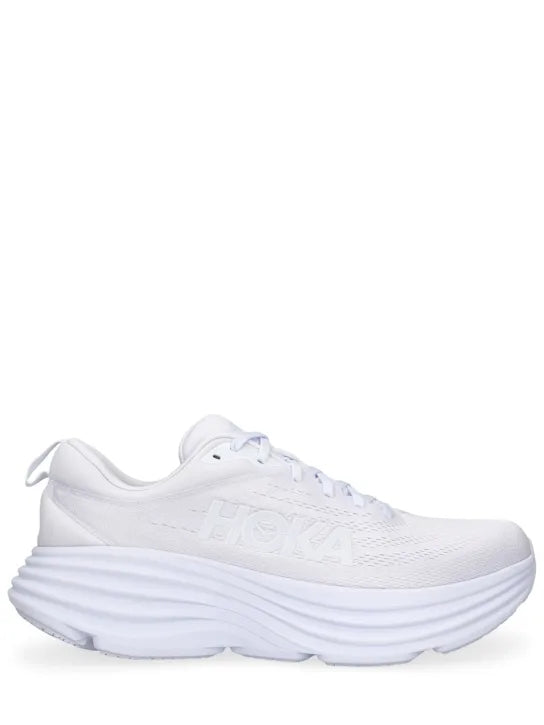 Hoka One One Bondi 8 Triple White (Women's)