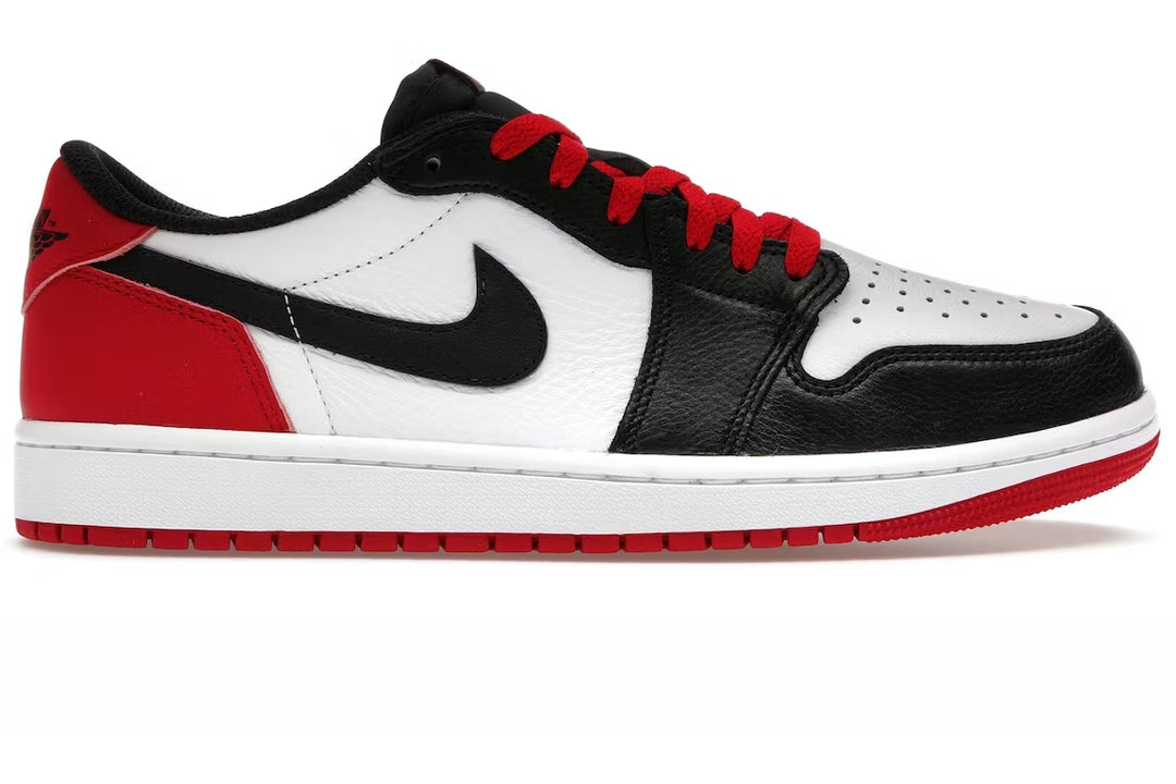 Jordan 1 Retro Low OG Black Toe (Grade School)