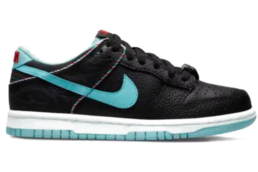 Nike Dunk Low SE Barber Shop Black (Grade School)