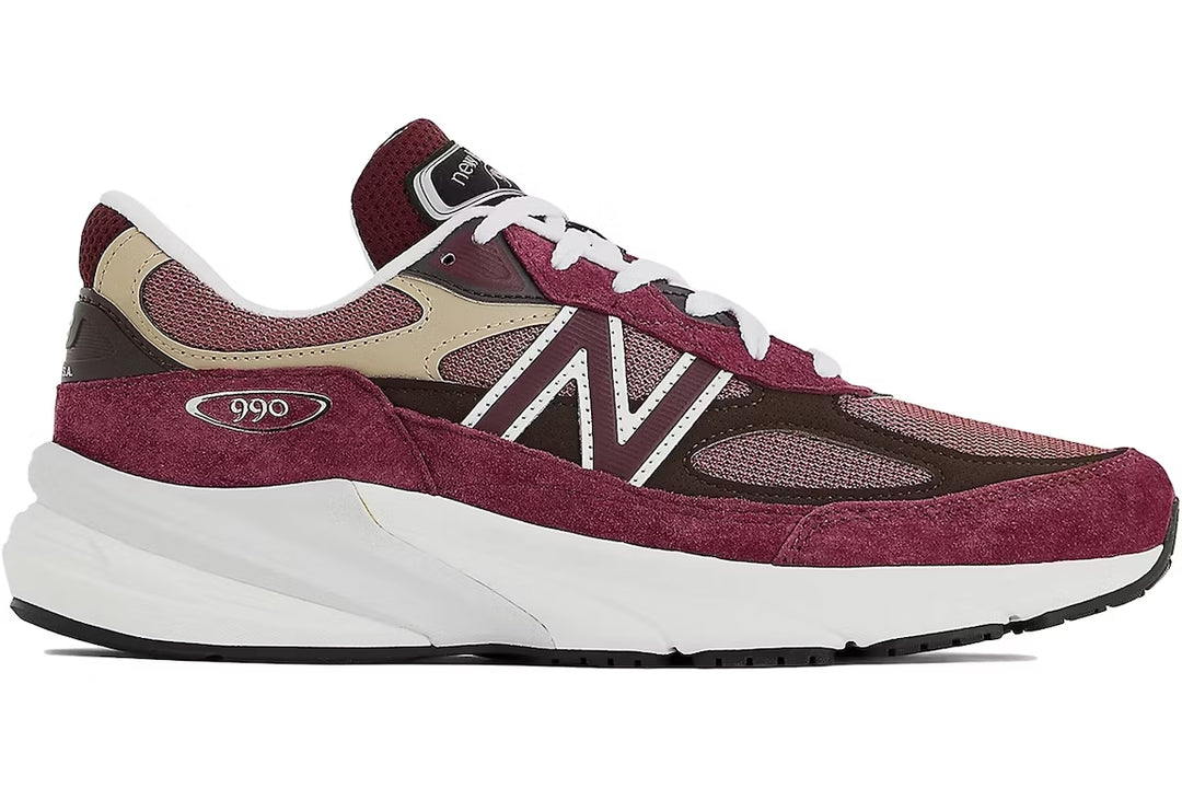 New Balance 990v6 Teddy Santis Burgundy Tan