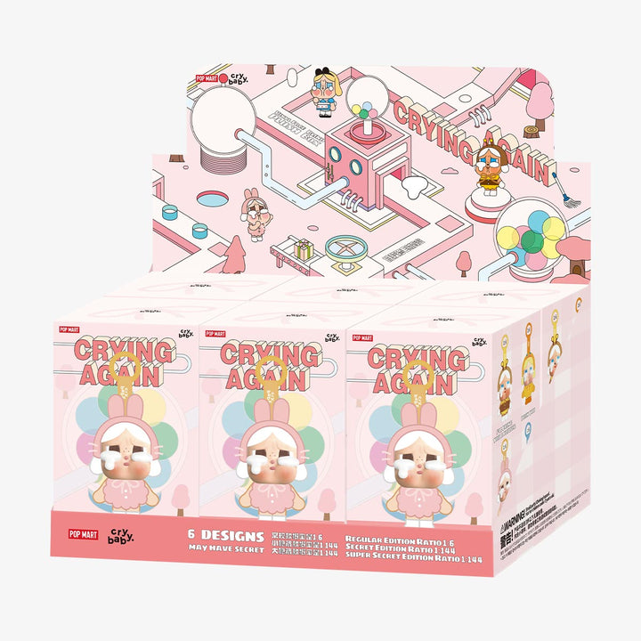 CRYBABY 眼淚工廠系列 - 搪膠臉毛絨盲盒