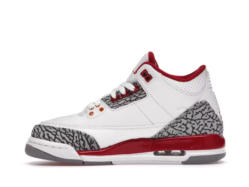 Jordan 3 Retro Cardinal (Grade School)