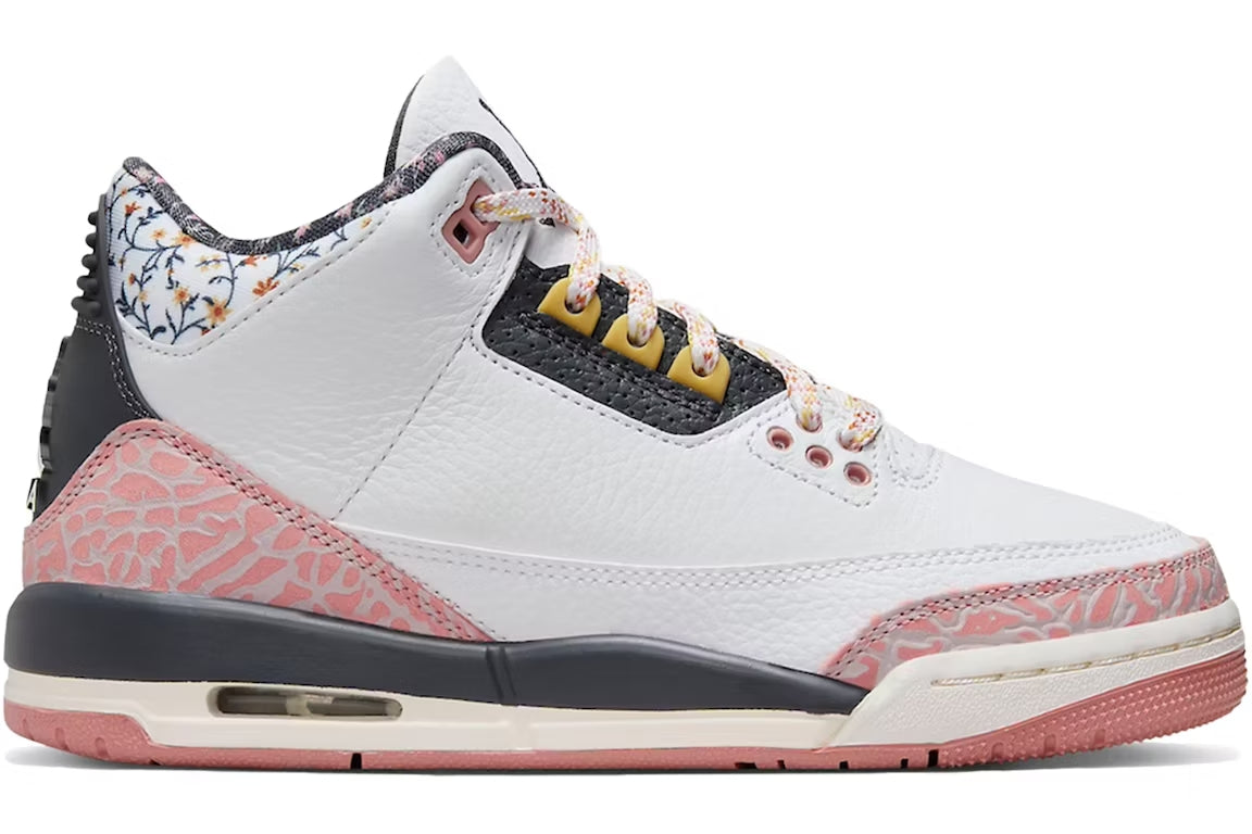 Jordan 3 Retro Vintage Floral (Grade School)