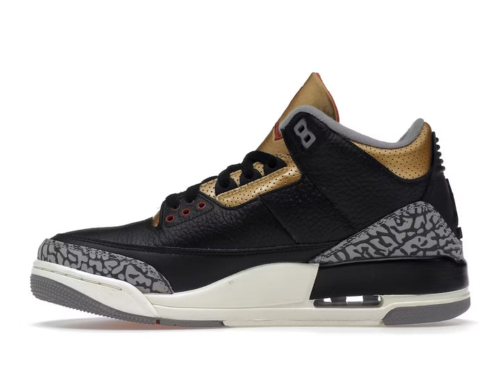 Jordan 3 Retro Black Cement Gold (Women's)