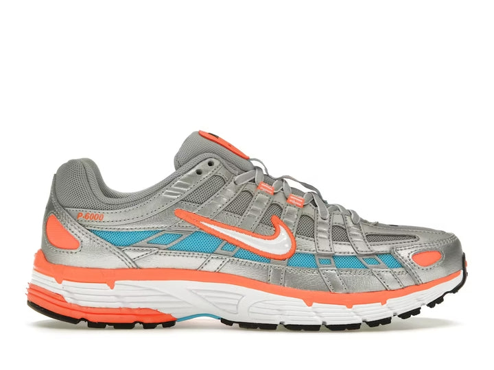 Nike P-6000 Metallic Silver Crimson Blue Fury (Women's)