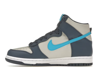 Nike Dunk High Light Bone Diffused Blue (Grade School)