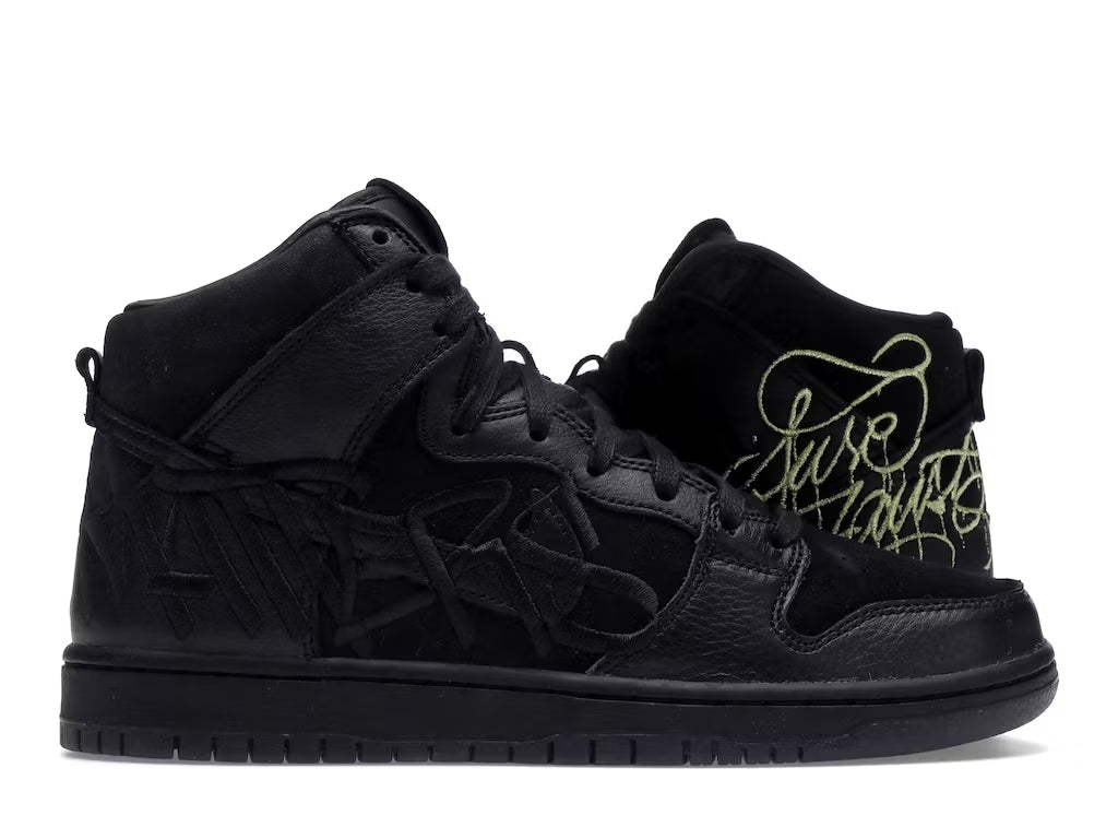 Nike SB Dunk High FAUST Black Gold