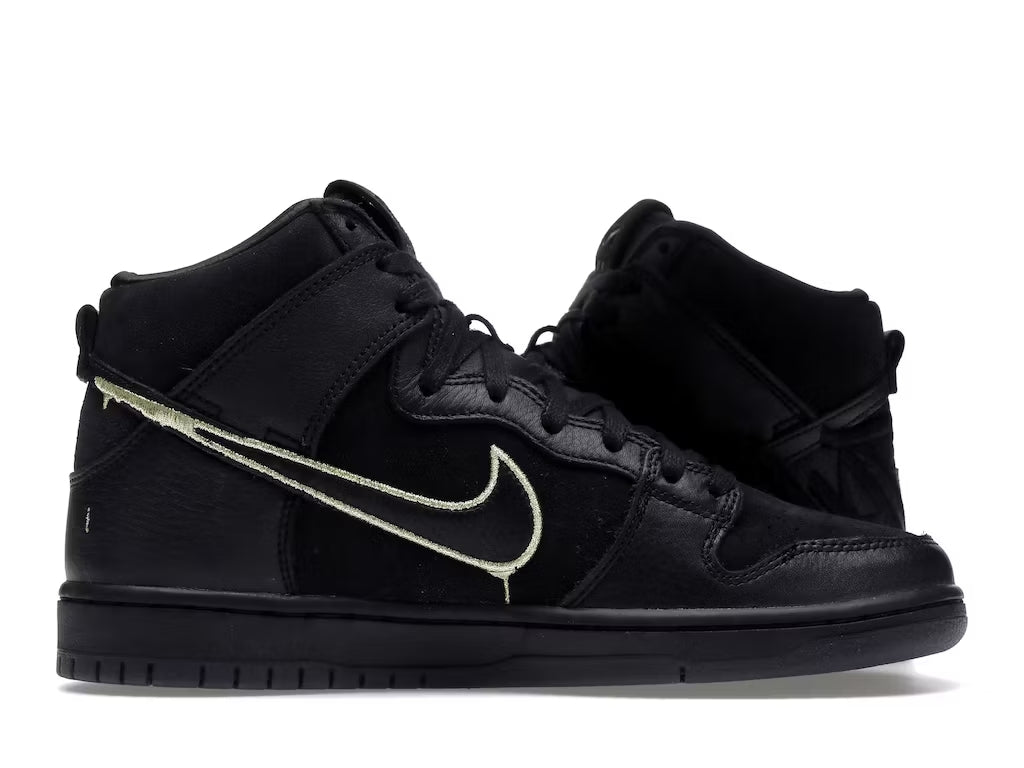Nike SB Dunk High FAUST Black Gold