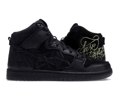 Nike SB Dunk High FAUST Black Gold