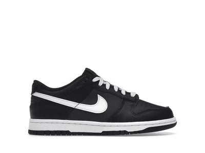 Nike Dunk Low Black White (Grade School)