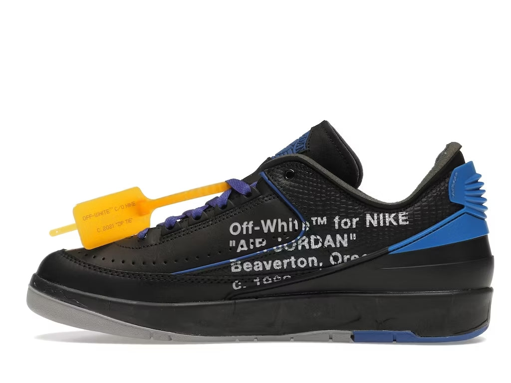 Jordan 2 Retro Low SP Off-White Black Blue