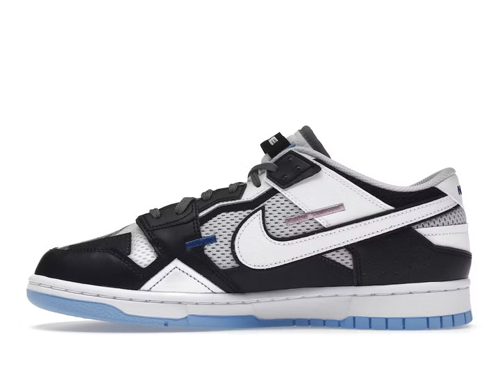 Nike Dunk Low Scrap Black Neutral Grey University Blue White