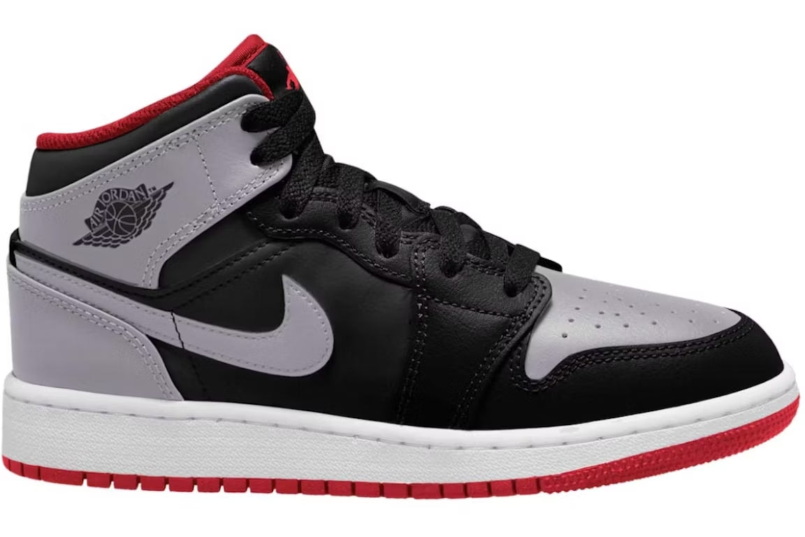 Jordan 1 Mid Bred Shadow (Grade School)