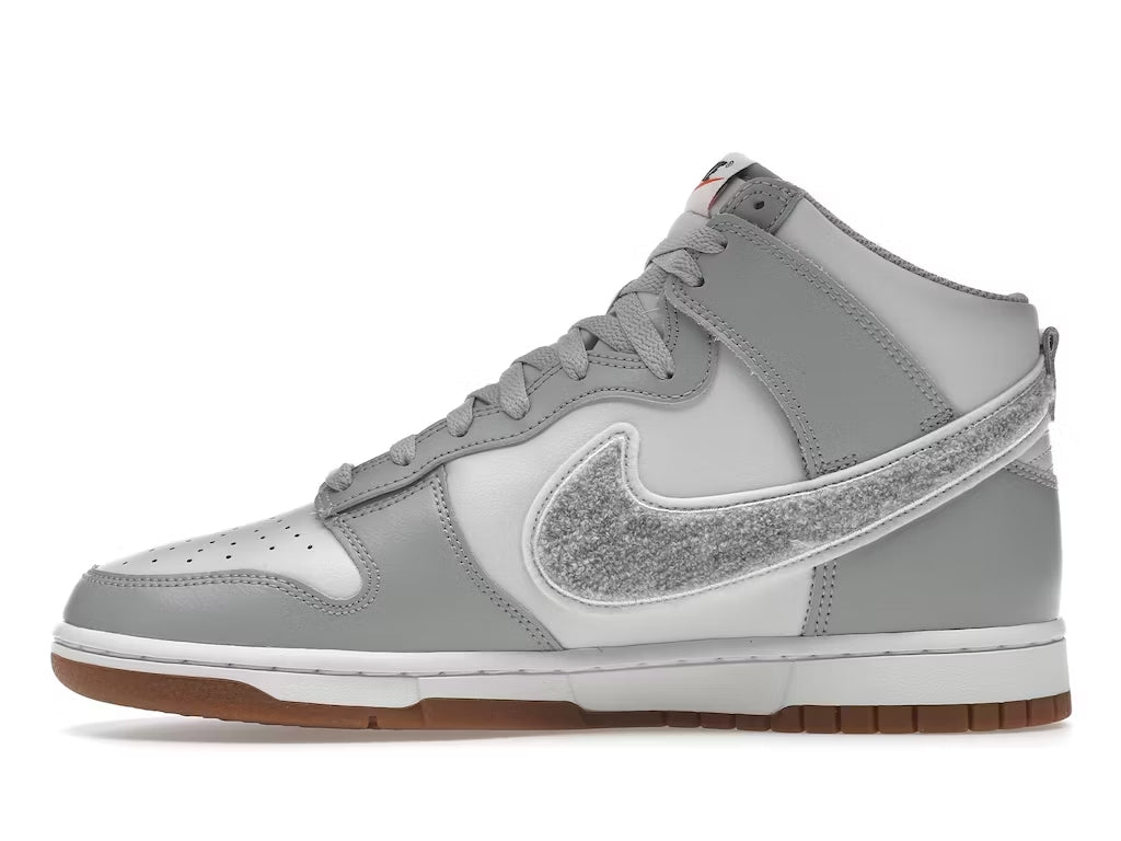Nike Dunk High University Chenille Swoosh Light Smoke Grey