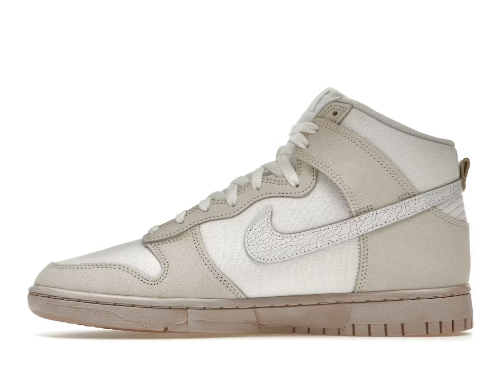 Nike Dunk High Retro PRM Cracked Leather Swoosh