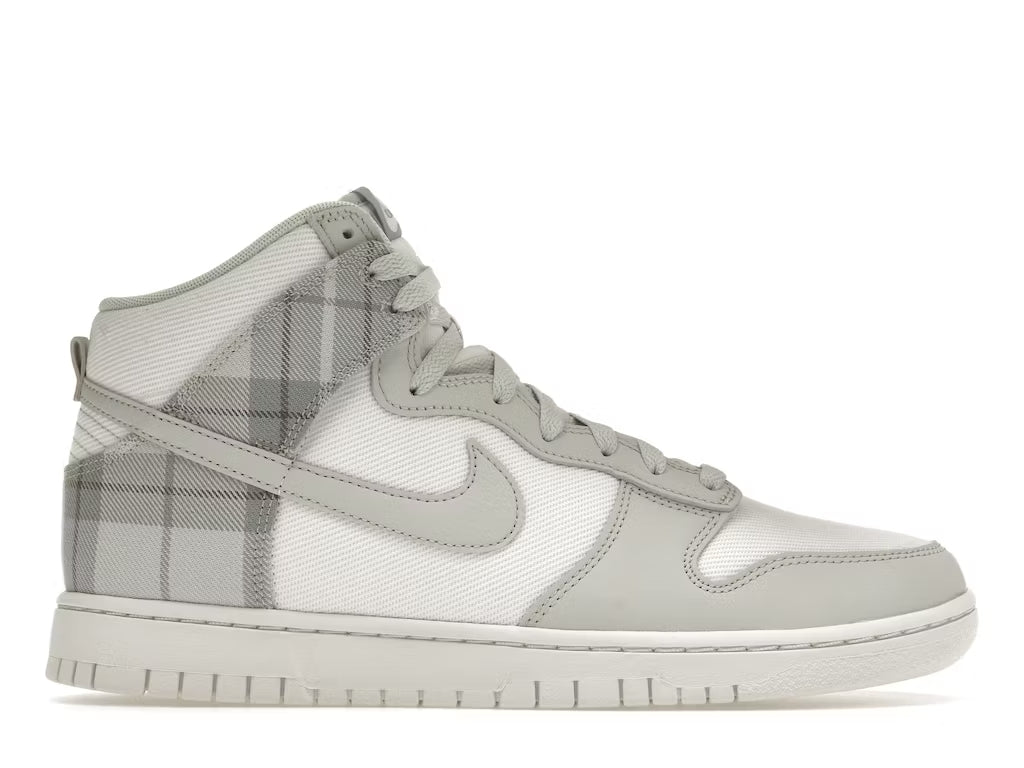 Nike Dunk High SE Tartan Plaid White Light Green