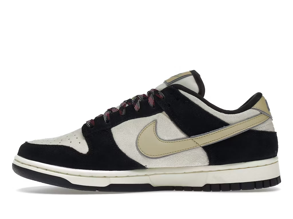 Nike Dunk Low LX Black Suede Team Gold (Women's)