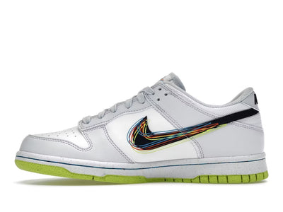 Nike Dunk Low 3D Swoosh Grey (Grade School)