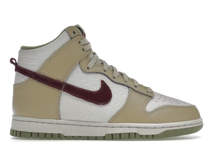 Nike Dunk High Tumbled Tan White Brown (Women's)