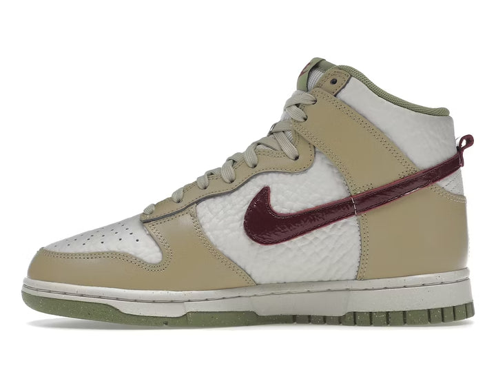 Nike Dunk High Tumbled Tan White Brown (Women's)