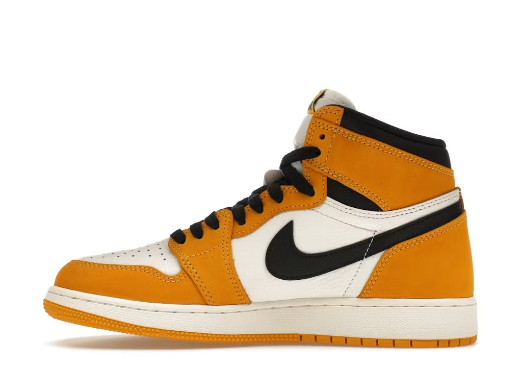 Jordan 1 Retro High OG Yellow Ochre (Grade School)
