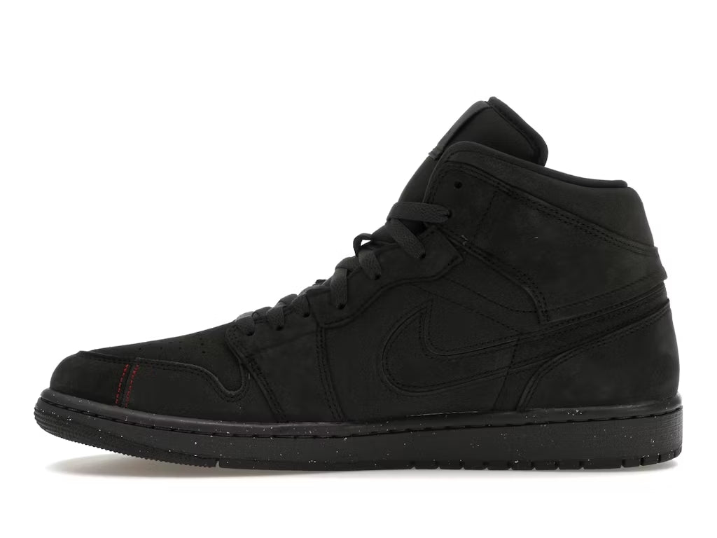 Jordan 1 Mid SE Craft Dark Smoke Red