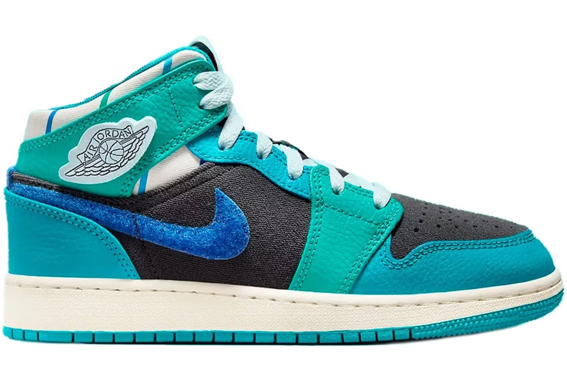 Jordan 1 Mid Inspired by the Greatest Aquatone (Grade School)