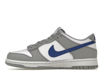 Nike Dunk Low Mini Swoosh Wolf Grey Game Royal (Grade School)