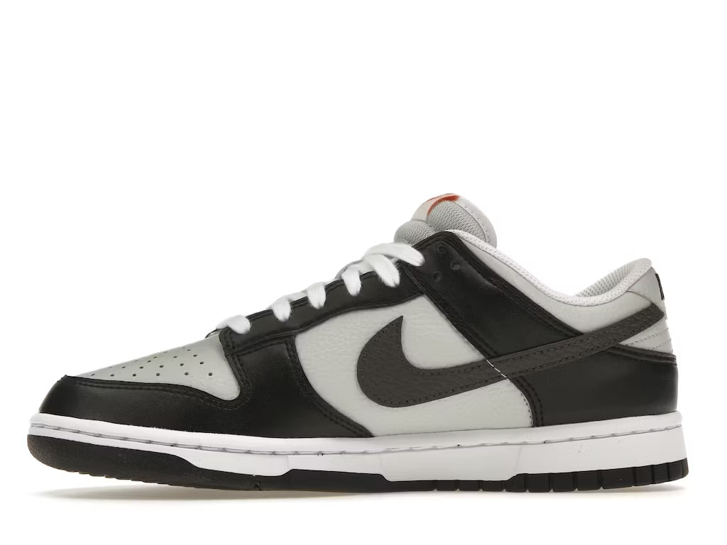 Nike Dunk Low Black Total Orange Mini Swoosh