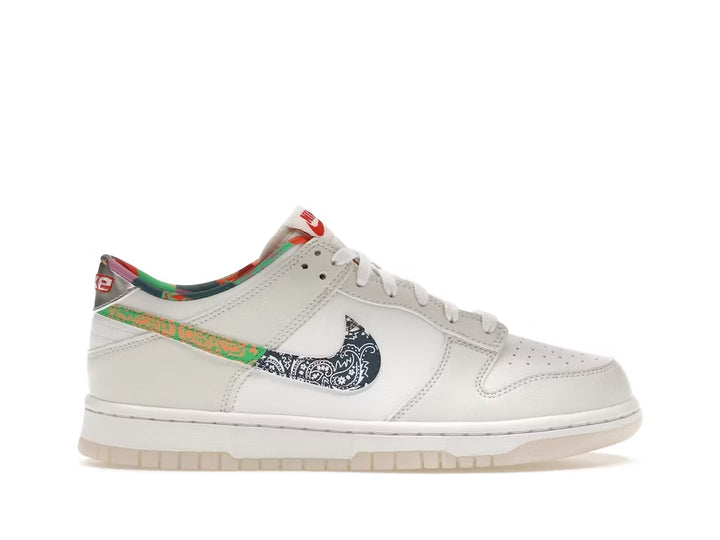 Nike Dunk Low White Multi-Color Paisley (Grade School)