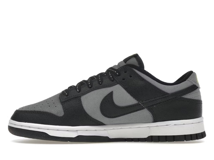Nike Dunk Low Black Cool Grey Volt Mini Swoosh