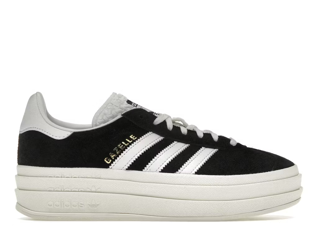 adidas Gazelle Bold Core Black White (Women's)