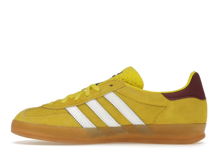 adidas Gazelle Indoor Bright Yellow Collegiate Burgundy (Women's)