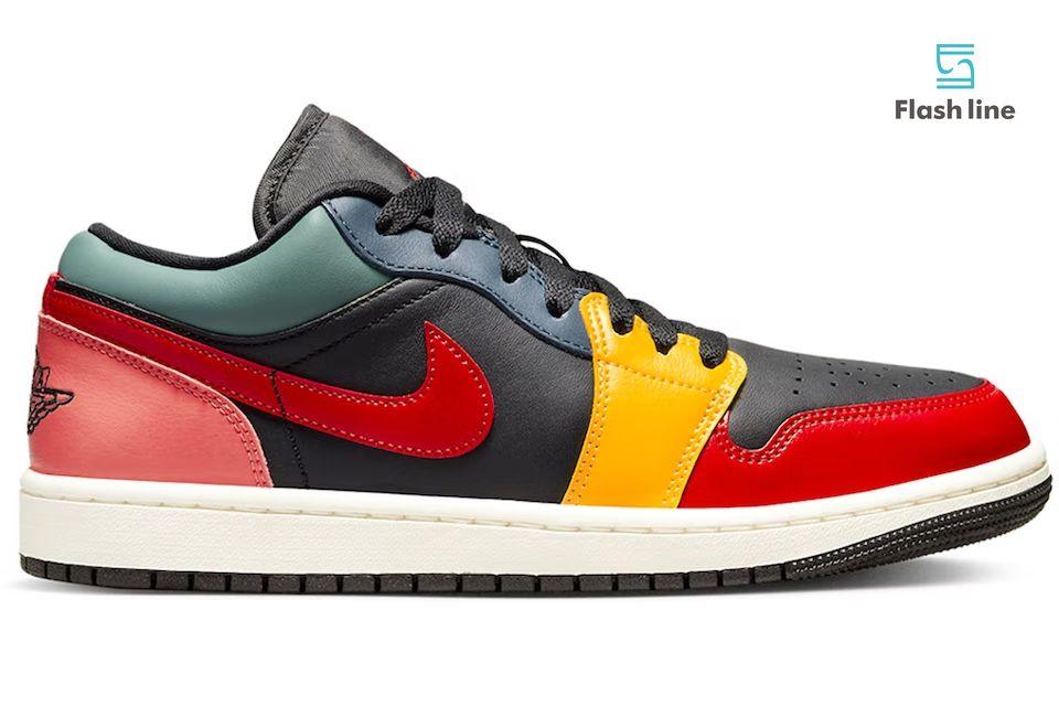 Air Jordan 1 Low SE Black Multi-Color (Women's) - Flash Line Store