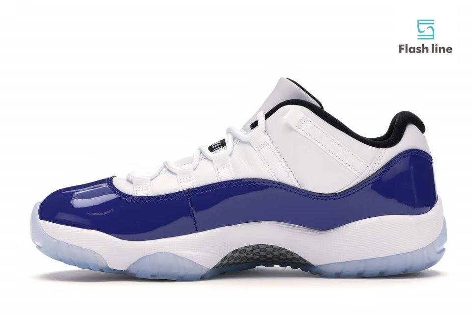 Jordan 11 Retro Low White Concord (Women's) - Flash Line Store