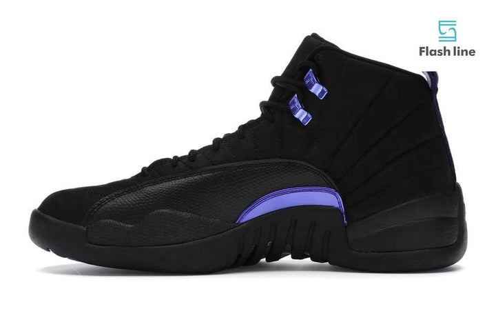 Jordan 12 Retro Black Dark Concord - Flash Line Store