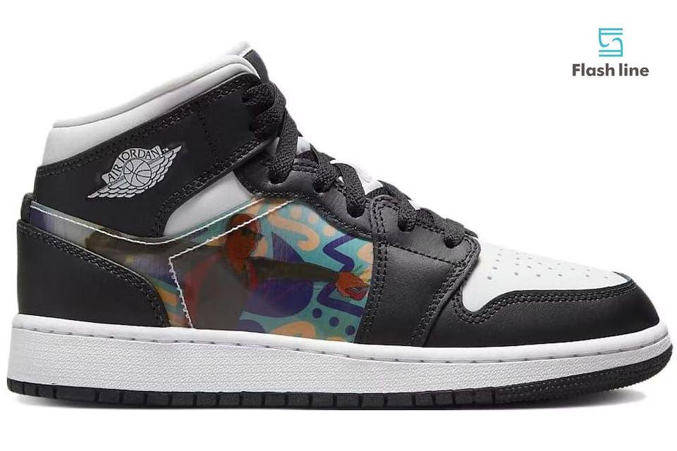 Jordan 1 Mid Hologram (Grade School) - Flash Line Store