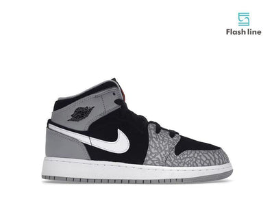 Jordan 1 Mid SE Elephant Print (Grade School) - Flash Line Store