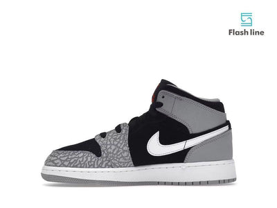 Jordan 1 Mid SE Elephant Print (Grade School) - Flash Line Store