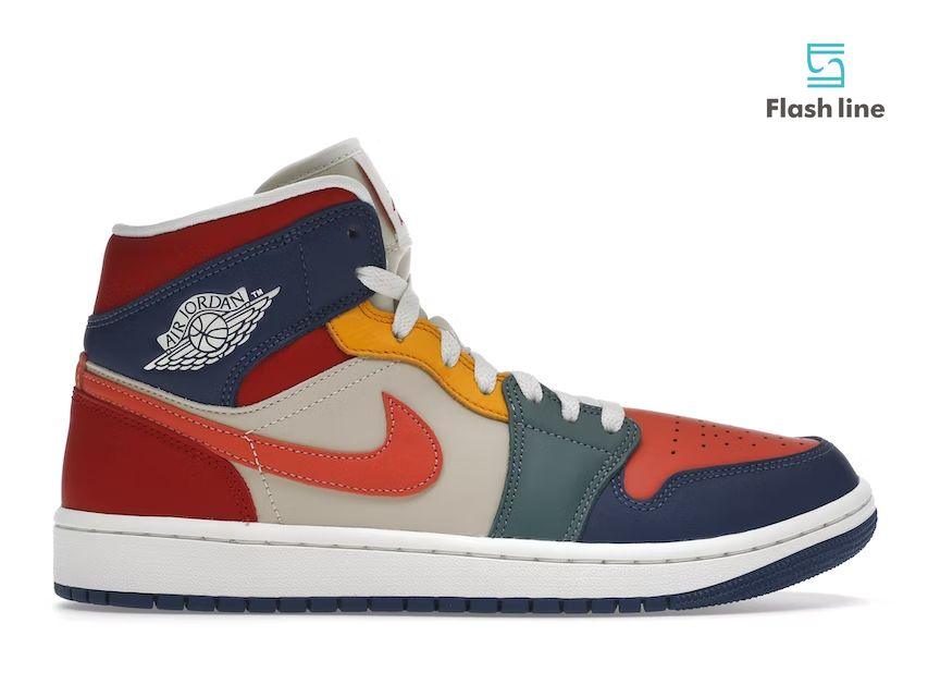 Jordan 1 Mid SE Multi Color (2022) (Women's) - Flash Line Store