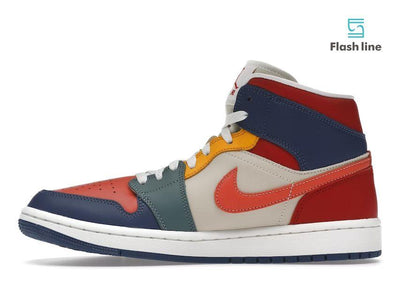 Jordan 1 Mid SE Multi Color (2022) (Women's) - Flash Line Store