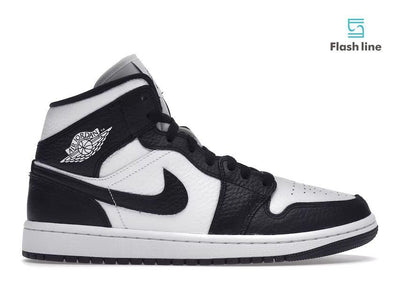 Jordan 1 Mid Split Black White (Women's) - Flash Line Store