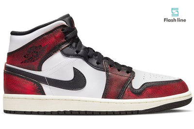 Jordan 1 Mid Wear-Away Chicago - Flash Line Store