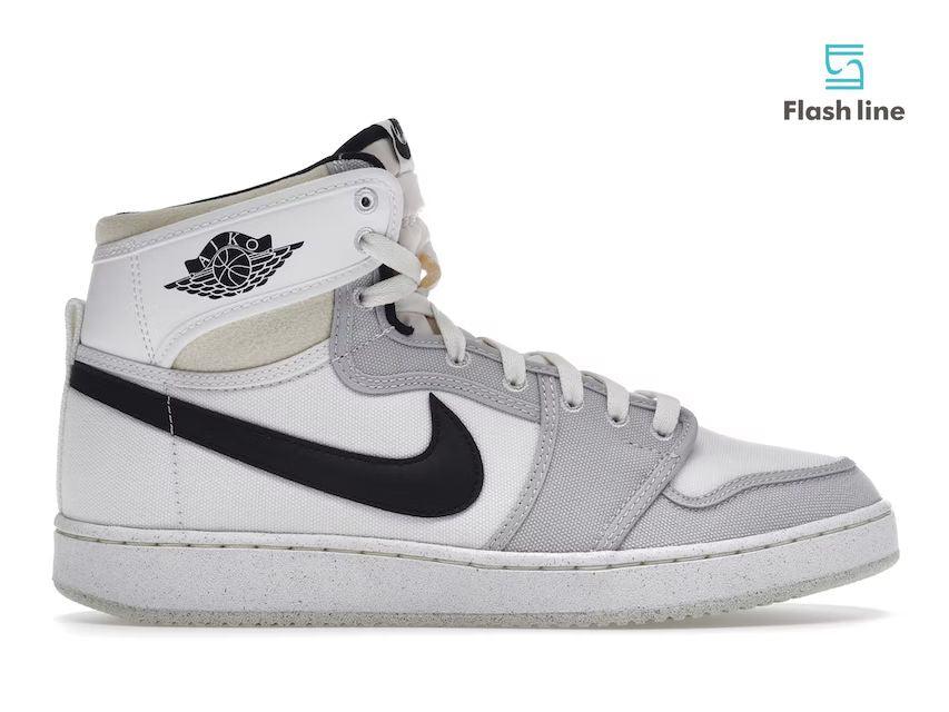 Jordan 1 Retro AJKO White Black Grey Fog - Flash Line Store