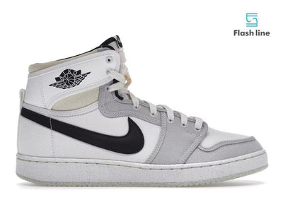 Jordan 1 Retro AJKO White Black Grey Fog - Flash Line Store