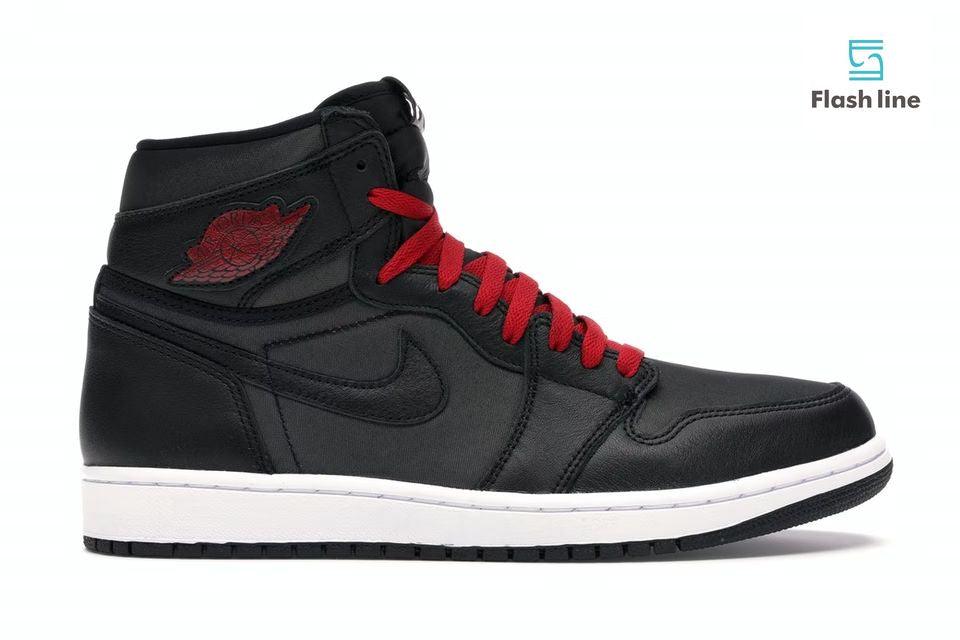 Jordan 1 Retro HighBlack Satin Gym Red - Flash Line Store