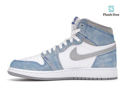 Jordan 1 Retro HighHyper Royal Smoke Grey (GS) - Flash Line Store