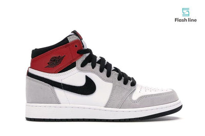 Jordan 1 Retro HighLight Smoke Grey (Grade School) - Flash Line Store