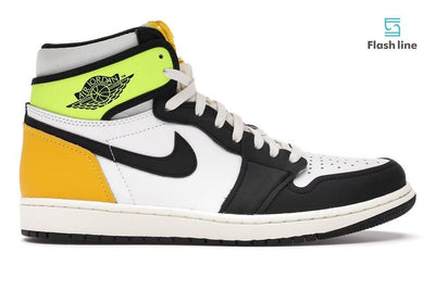 Jordan 1 Retro HighWhite Black Volt University Gold