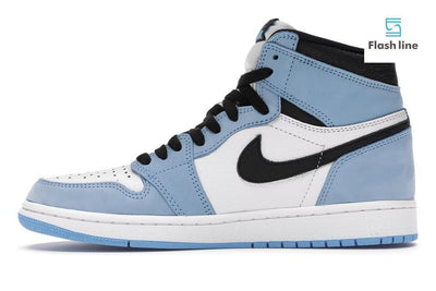 Jordan 1 Retro HighWhite University Blue Black - Flash Line Store